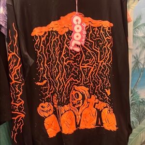 🖤Cool Shirtz The Graveyard sleeve M  New